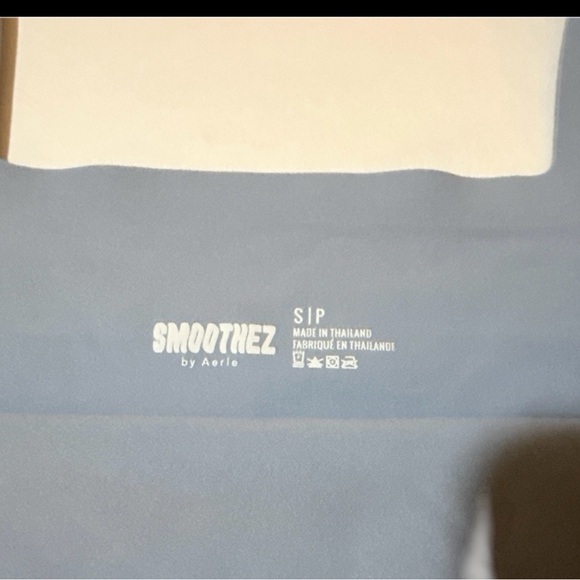 Aerie SMOOTHEZ Square Neck Light Blue Tank Top - Size Small - NWOT - Picture 4 of 6